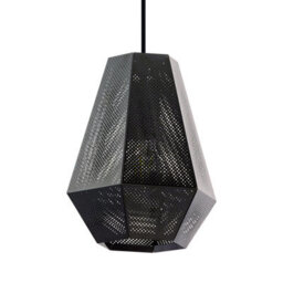 Eglo Chiavica Vintage Pendant Light, E27, Nickel Black Steel Shade With Black Textile Cable, Indoor Hanging Light - thumbnail 3