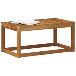 Walplus Outdoor Stool Bench Natural 79 X 43 X 37 Cm Solid Acacia Wood - thumbnail 3