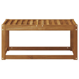 Walplus Outdoor Stool Bench Natural 79 X 43 X 37 Cm Solid Acacia Wood - thumbnail 4