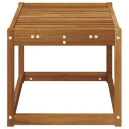 Walplus Outdoor Stool Bench Natural 79 X 43 X 37 Cm Solid Acacia Wood - thumbnail 5