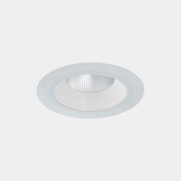 Luminosa Lighting Luminosa Dako 18Cm Outdoor Recessed Downlight White Led 20W 3000K Ip66 On-Off