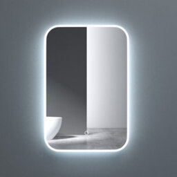 Durovin Bathrooms Wall Mounted Illuminated Led Bathroom Mirror Touch Sensitive Switch And Anti Fog 400 X 600mm - thumbnail 2