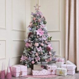 Melody Maison Set Of 3 Pink Glitter Jewelled Butterfly Christmas Decorations - 10Cm - thumbnail 4