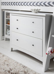 Nöa & Nani Noa & Nani Sleepstation With Chest Of Drawers, Cabinet & Desk In Classic White Moro - thumbnail 3