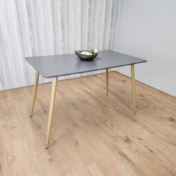 Kosy Koala Grey Wood Rectangle Dining Table Kitchen Table Modern Wood Style Dinner Table Only