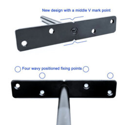 4 Pack Heavy Duty Floating Shelf Brackets Concealed Wood Shelf Supports - thumbnail 5