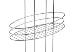 Orsina 3 Tier Bathroom Organiser, Bathroom Cupboard Organiser, Vertical Bathroom Caddy With Grille Base Shelves - thumbnail 4