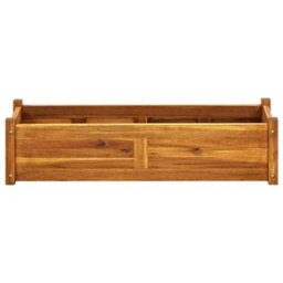 Berkfield Garden Raised Bed Acacia Wood 100X30X25 Cm - thumbnail 2
