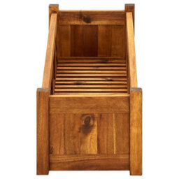 Berkfield Garden Raised Bed Acacia Wood 100X30X25 Cm - thumbnail 3