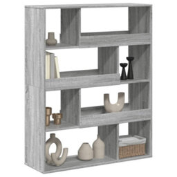 Berkfield Room Divider Grey Sonoma 100X33X125.5 Cm Engineered Wood - thumbnail 3