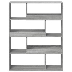 Berkfield Room Divider Grey Sonoma 100X33X125.5 Cm Engineered Wood - thumbnail 4