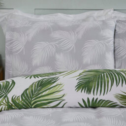 Smart Living Polycotton Floral Palm Print Reversible Duvet Cover With Pilllowcase - thumbnail 6
