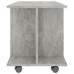 Berkfield Tv Cabinet With Castors Concrete Grey 80X40X40 Cm Engineered Wood - thumbnail 5