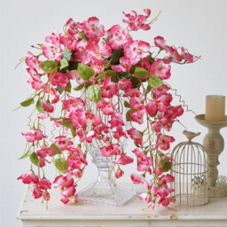 Artificial Flowers, Artificial Trailing Plant, Fake Wild Apple Blossom, Decoration - thumbnail 3