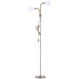Darphe Adjustable 2 Head Floor Lamp, Universal Floor Lamp For Living Room And Bedroom, E14 Base, 180 Cm - thumbnail 2