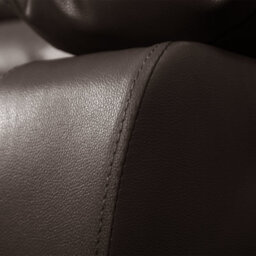 Furnishings For Less UK Minnesota Brown Leather Reclining Corner Sofa 5 Seater Manual Recliner Comfortable Padded Arms - thumbnail 5