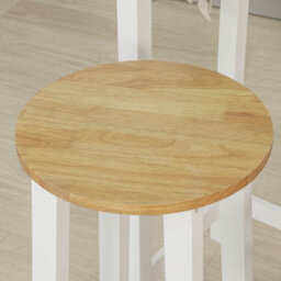 Sobuy Fwt50-Nw, 3 Pieces Kitchen Dining Set Bar Set-1 Bar Table And 2 Stools,wood Effect,w95Xd40Xh107 - thumbnail 6
