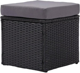Nustone L-Shaped Corner Rattan Garden Furniture Lounge Dining Set For Seating 8 People In Black - thumbnail 8