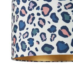 Harbour Studio Multicoloured Leopard Print Cylinder Lamp Shade (D)30Cm - thumbnail 3