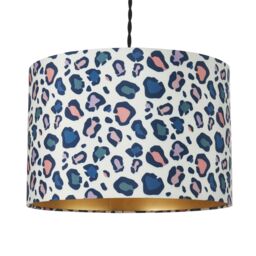 Harbour Studio Multicoloured Leopard Print Cylinder Lamp Shade (D)30Cm - thumbnail 2
