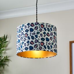 Harbour Studio Multicoloured Leopard Print Cylinder Lamp Shade (D)30Cm - thumbnail 5