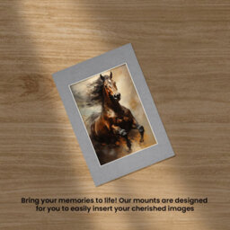 Ak Frames A2 Mid Grey Picture Mounts To Fit A3 Aperture Size - Mount Board Only (No Frame Included) - thumbnail 5