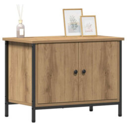 Berkfield Tv Stand Artisan Oak Particle Board 60 X 35 X 45 Cm Tv Stand - thumbnail 3