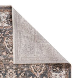 Green Traditional Bordered Floral 10mm Thick Stain-Resistant Rug For Bedroom, Living Room, & Dining Room-80Cm X 300Cm (Runner) - thumbnail 6