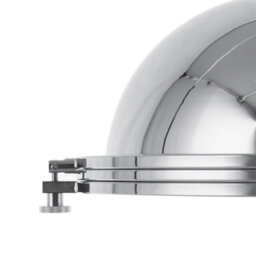 Beliani Industrial Pendant Lamp Silver Chromed Metal Bowl Shade 38Cm X 94Cm - thumbnail 5