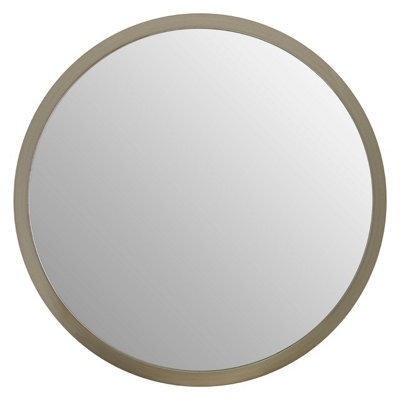 Premier Housewares Interiors By Premier Small Round Wall Mirror With Silver Frame - image 1
