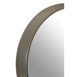 Premier Housewares Interiors By Premier Small Round Wall Mirror With Silver Frame - thumbnail 6