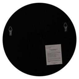 Premier Housewares Interiors By Premier Small Round Wall Mirror With Silver Frame - thumbnail 3