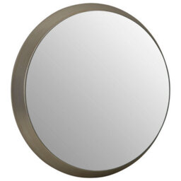 Premier Housewares Interiors By Premier Small Round Wall Mirror With Silver Frame - thumbnail 2