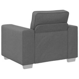 Vidaxl Sofa With Cushion Dark Grey 100 X 77 X 82 Cm Fabric - thumbnail 4