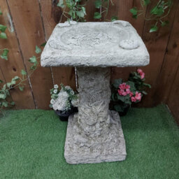 Stone Cast Detailed Jurassic Birdbath - thumbnail 3