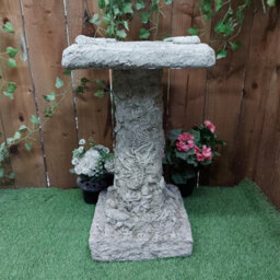 Stone Cast Detailed Jurassic Birdbath - thumbnail 6