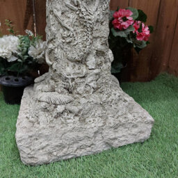 Stone Cast Detailed Jurassic Birdbath - thumbnail 5