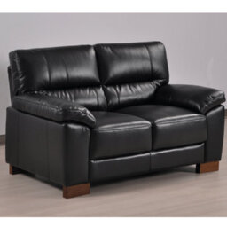 Furniture Instore Dalmore Genuine Leather Black 2+1 Seater Sofa Set - thumbnail 5