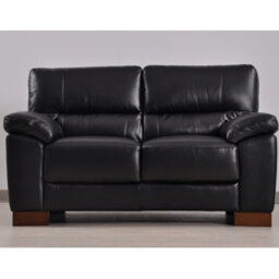 Furniture Instore Dalmore Genuine Leather Black 2+1 Seater Sofa Set - thumbnail 3