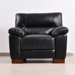 Furniture Instore Dalmore Genuine Leather Black 2+1 Seater Sofa Set - thumbnail 7