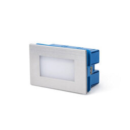 Luminosa Lighting Luminosa Gron Led Outdoor Recessed Wall Light Matt Nickel Ip65 - thumbnail 2
