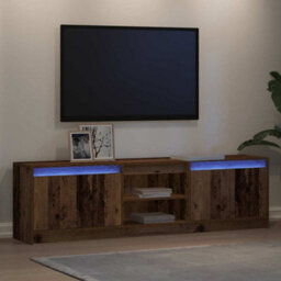 Berkfield Modern Tv Cabinet Brown 180 X 34 X 50 Cm Engineered Wood - thumbnail 5
