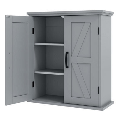 Bathroom Wall Cabinet Storage Cabinet With 2 Doors - image 1