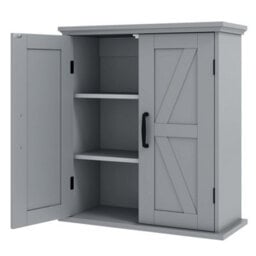Bathroom Wall Cabinet Storage Cabinet With 2 Doors - thumbnail 5
