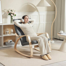 Comfortable Upholstered Relax Rocking Chair - thumbnail 3