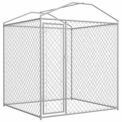 Berkfield Versatile Outdoor Dog Kennel With Canopy Top 193X193X225 Cm - image 1