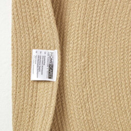 Homescapes Linen Handmade Woven Braided Oval Rug, 90 X 150 Cm - thumbnail 5