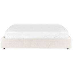 Beliani Ottoman Bed Without Headboard Boucle Dinan 180 X 200 Cm (Eu Super King) Off-White - thumbnail 7