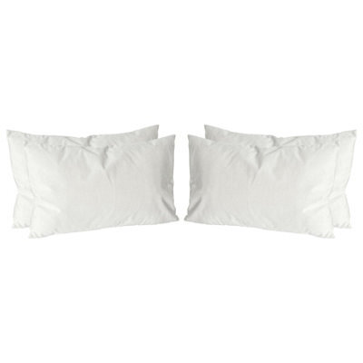 Nicola Spring Rectangle Velvet Cushions - 60Cm X 40Cm - Cream - Pack Of 4 - image 1