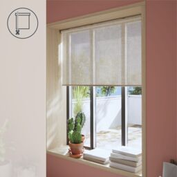 GoodHome Emini Corded Natural Sheer Roller Blind (W)120Cm (L)180Cm - thumbnail 8